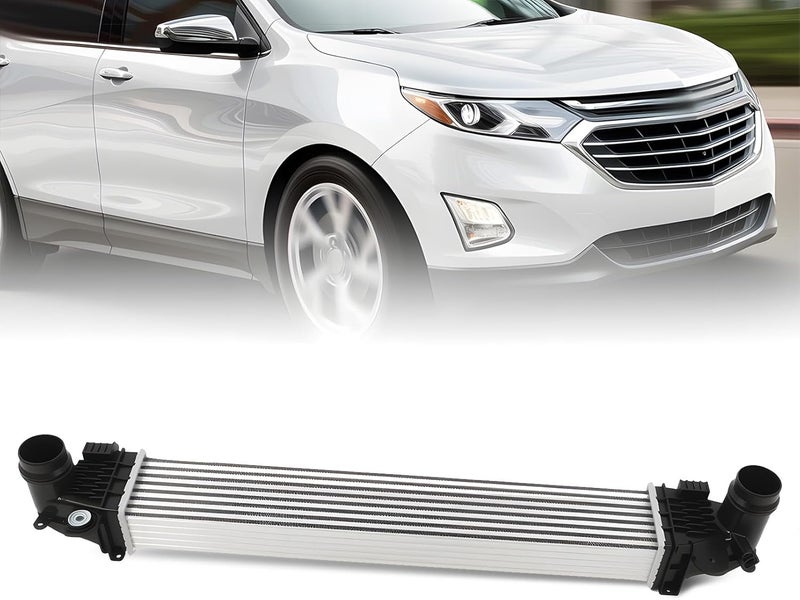 Assembroverse Aluminum Turbocharger Intercooler Compatible with Equinox L LS LT RS Premier Terrain SL SLE SLT 2018-2022 1.5L L4 Turbocharged Replace 3012116 84454110 Turbo Charge Cooler - Image 1